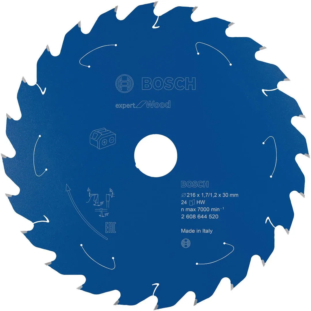 Expert for Wood list kružne testere za akumulatorske testere 216x1,7x30 T24