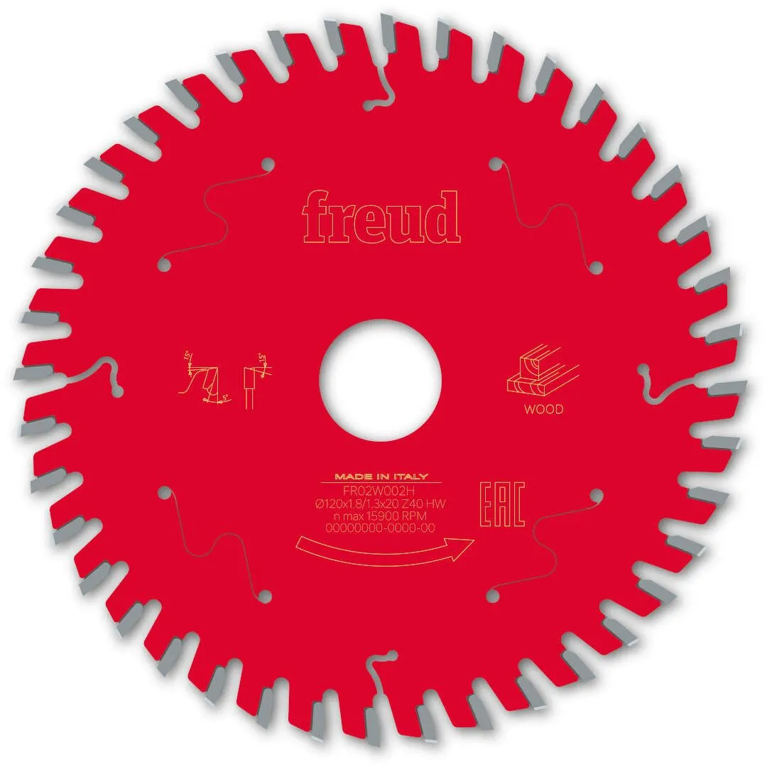 FREUD 120x1,8x20mm 40Z list cirkularne testere za sečenje drveta FR02W002H
