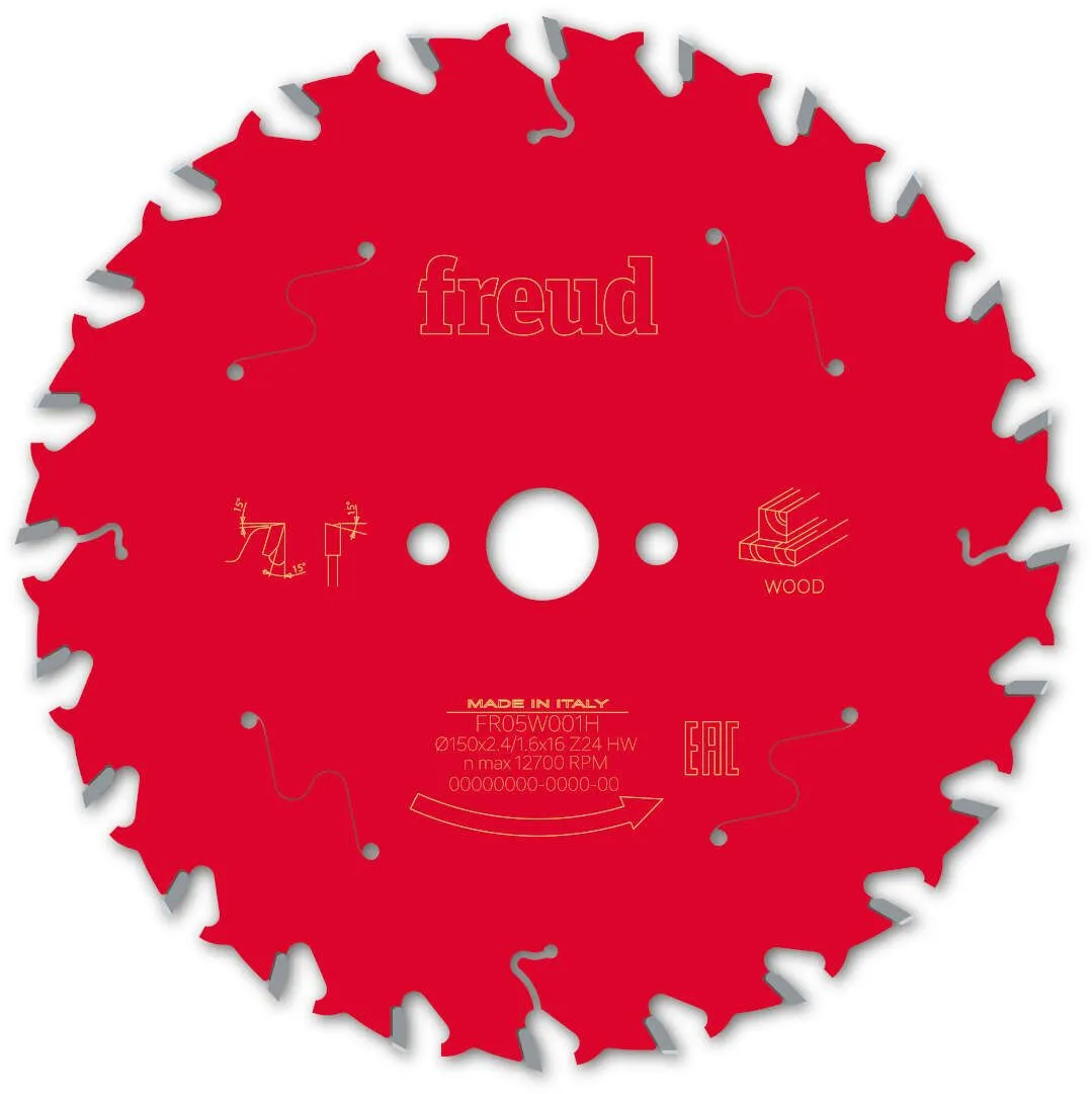 FREUD 150x2,4x16mm 24Z list cirkularne testere za sečenje drveta FR05W001H