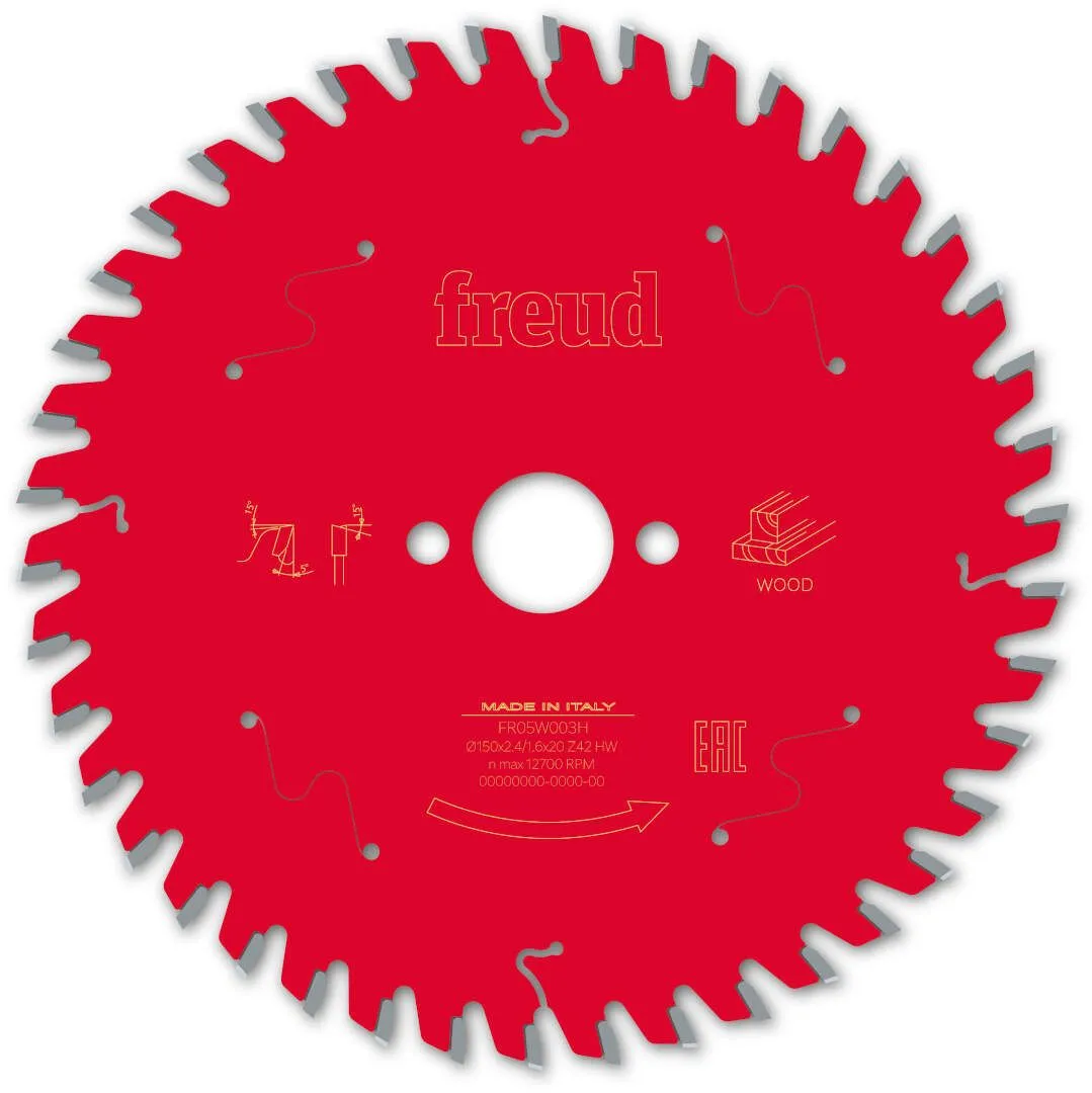 FREUD 150x2,4x20mm 42Z list cirkularne testere za sečenje drveta FR05W003H