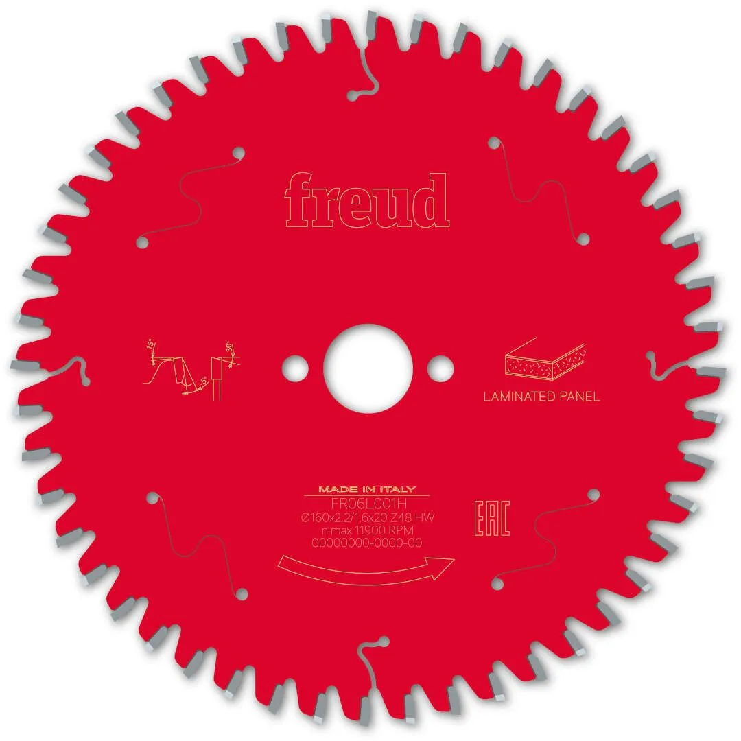FREUD 160x2,2x20mm 48Z list cirkulara za ivericu i MDF FR06L001H