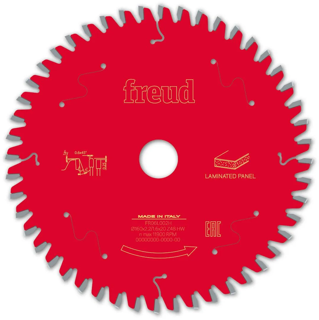 FREUD 160x2,2x20mm 48Z tanki list cirkulara za ivericu i MDF FR06L002H