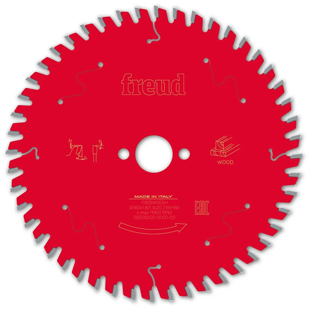 FREUD 165x2,4x20mm 48Z list cirkularne testere za sečenje drveta FR07W005H
