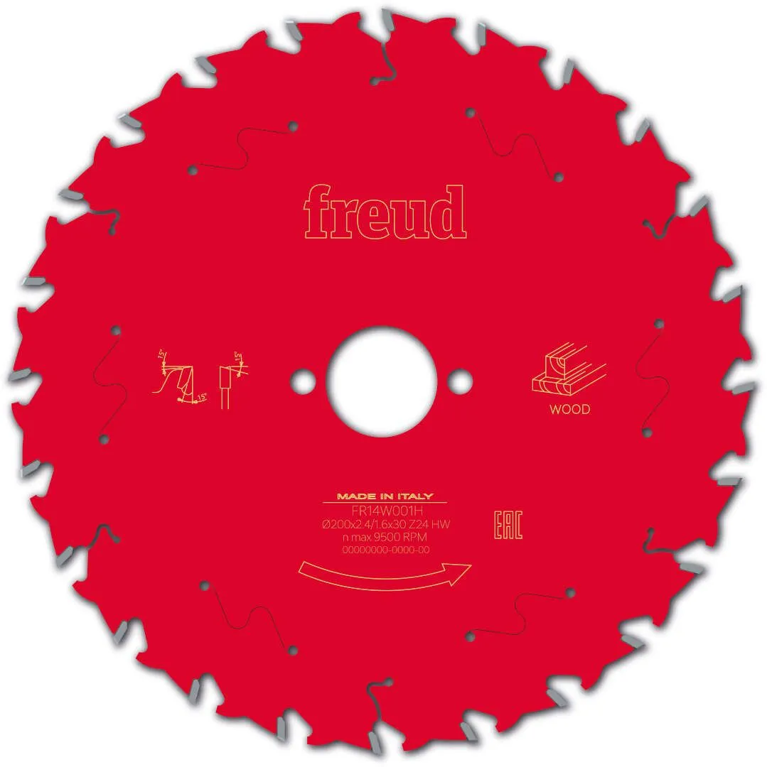 FREUD 200x2,4x30mm 24Z list cirkularne testere za sečenje drveta FR14W001H