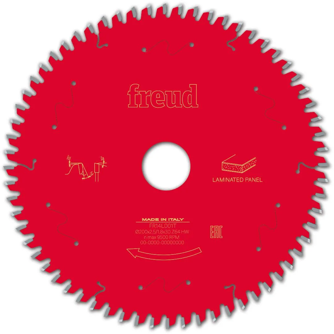 FREUD 200x2,5x30mm 64Z list cirkulara za ivericu i MDF za stone cirkulare FR14L001T