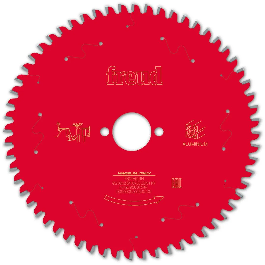 FREUD 200x2,8x30mm 60Z list cirkularne testere za aluminijum za ručne cirkulare FR14A001H