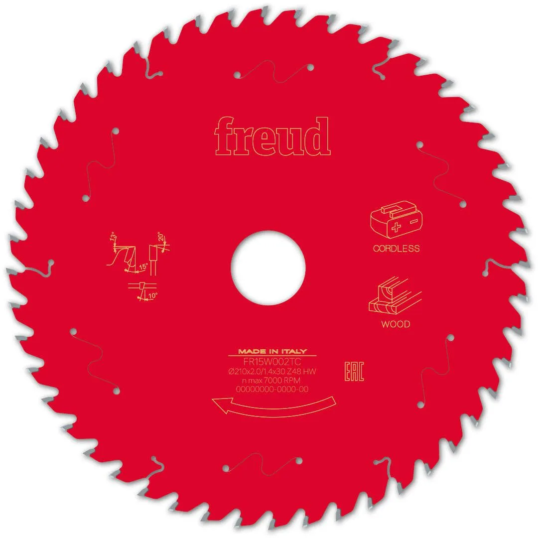 FREUD 210x2,0x30mm 48Z tanki list cirkularne testere za stone cirkulare za sečenje drveta FR15W002TC