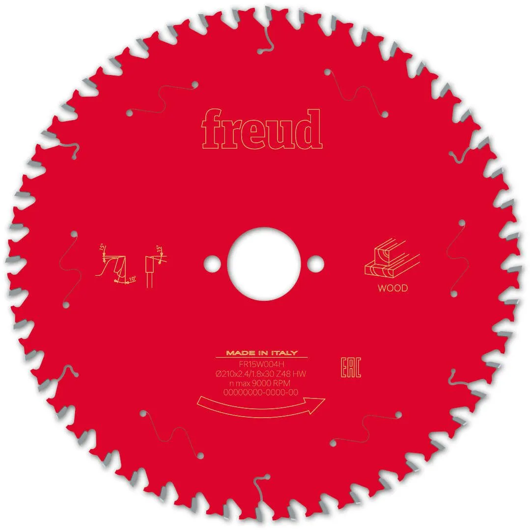 FREUD 210x2,4x30mm 48Z list cirkularne testere za sečenje drveta FR15W004H