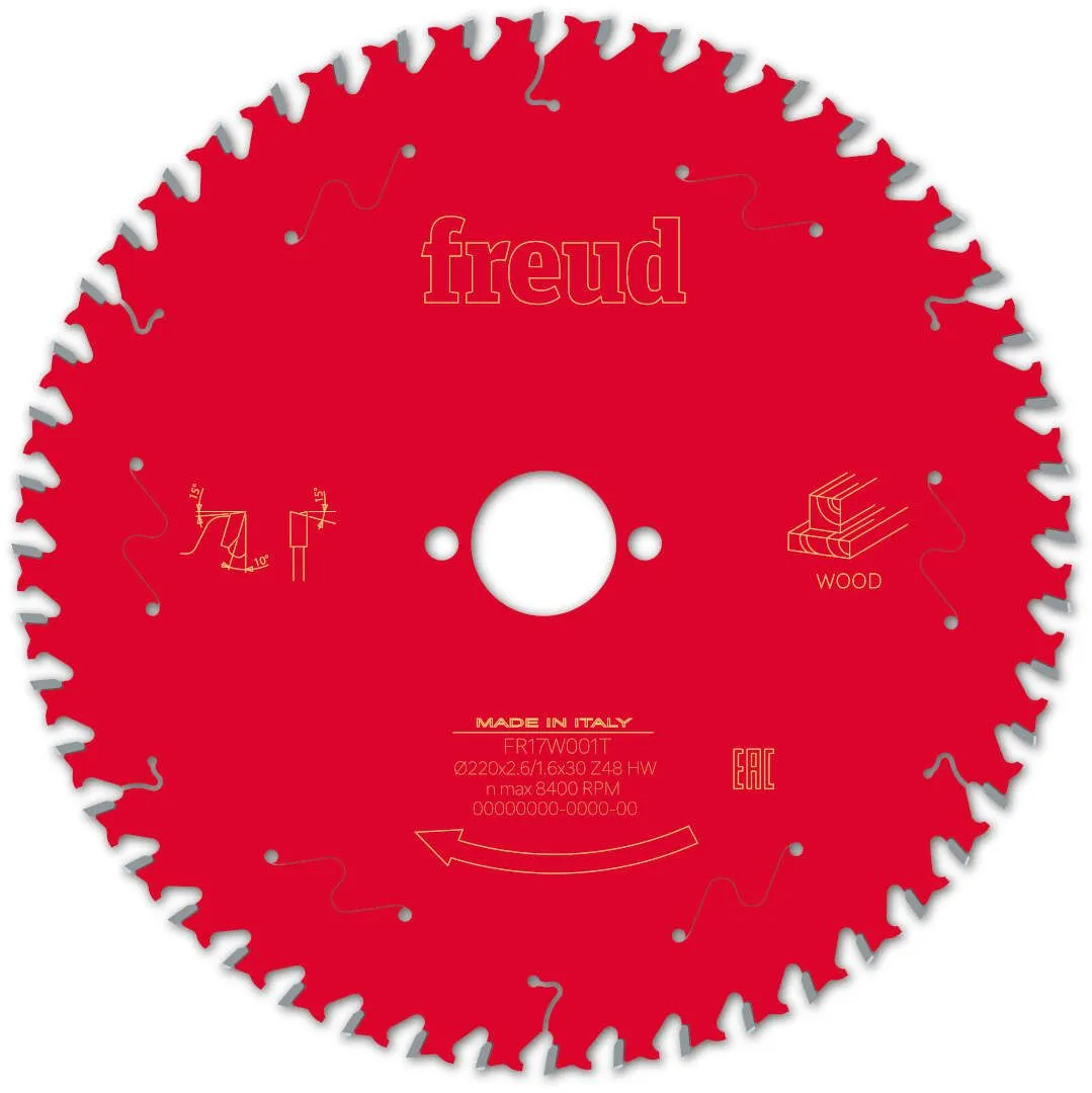 FREUD 220x2,6x30mm 48Z list cirkularne testere za stone cirkulare za sečenje drveta FR17W001T