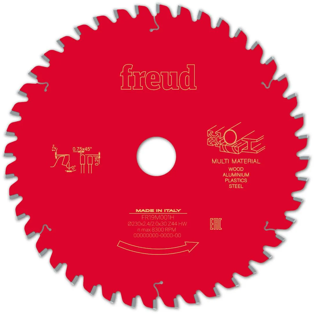 FREUD 230x2,4x30mm 44Z univerzalni list cirkularne testere za ručne cirkulare FR19M001H