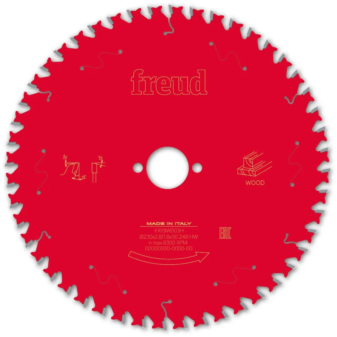 FREUD 230x2,8x30mm 48Z list cirkularne testere za sečenje drveta FR19W003H