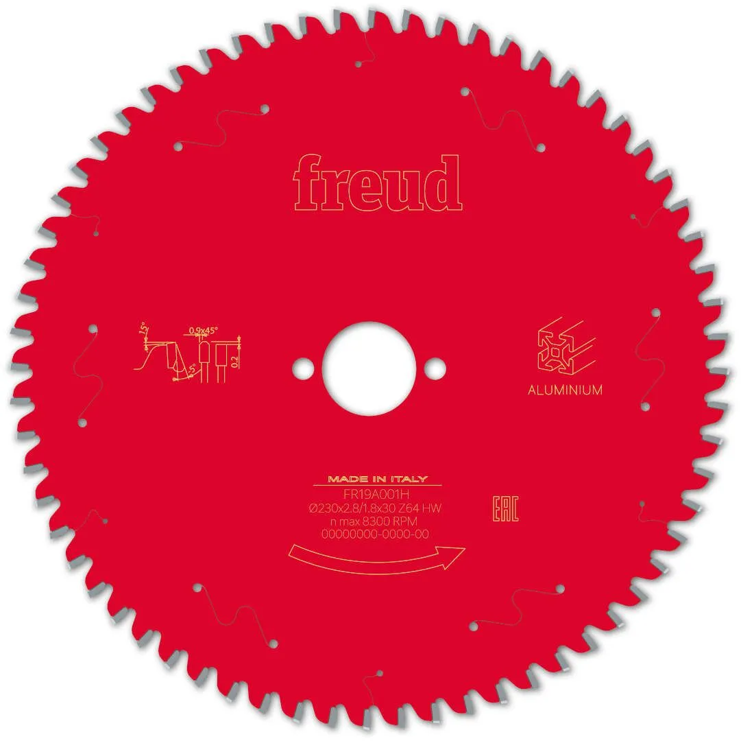FREUD 230x2,8x30mm 64Z list cirkularne testere za aluminijum za ručne cirkulare FR19A001H
