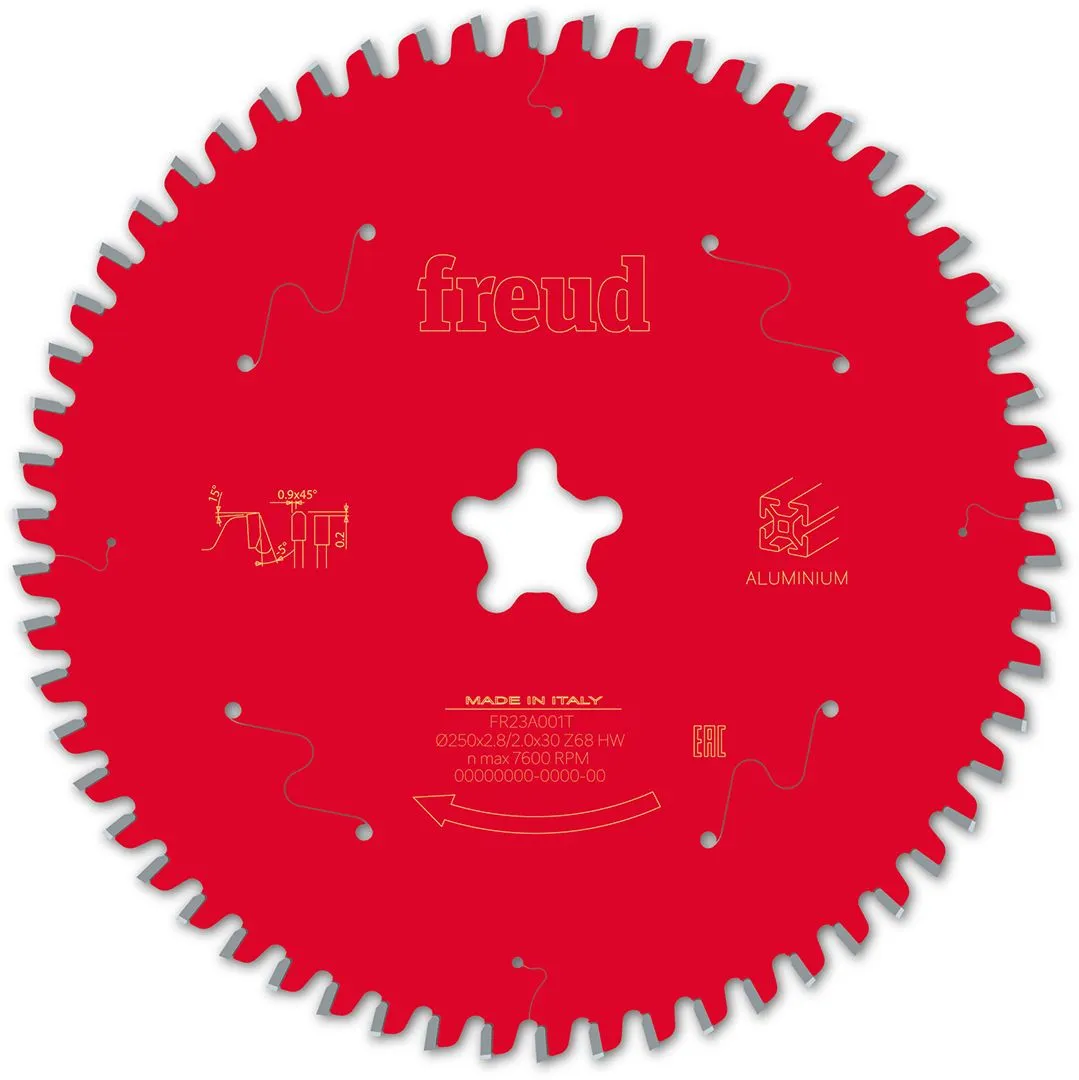 FREUD 250x2,8x30mm 68Z list cirkularne testere za aluminijum za stone cirkulare FR23A001T