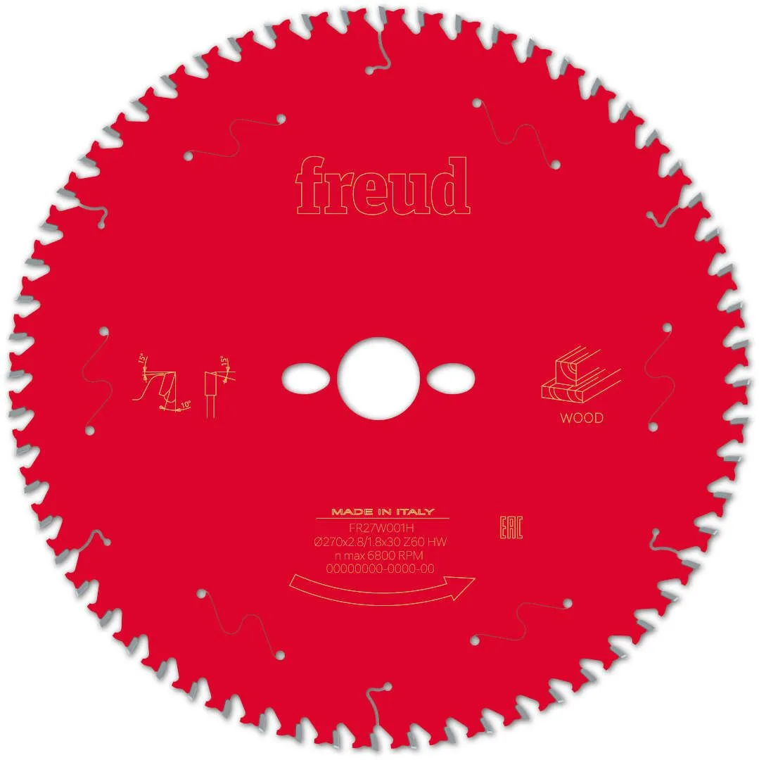 FREUD 270x2,8x30mm 60Z list cirkularne testere za sečenje drveta FR27W001H