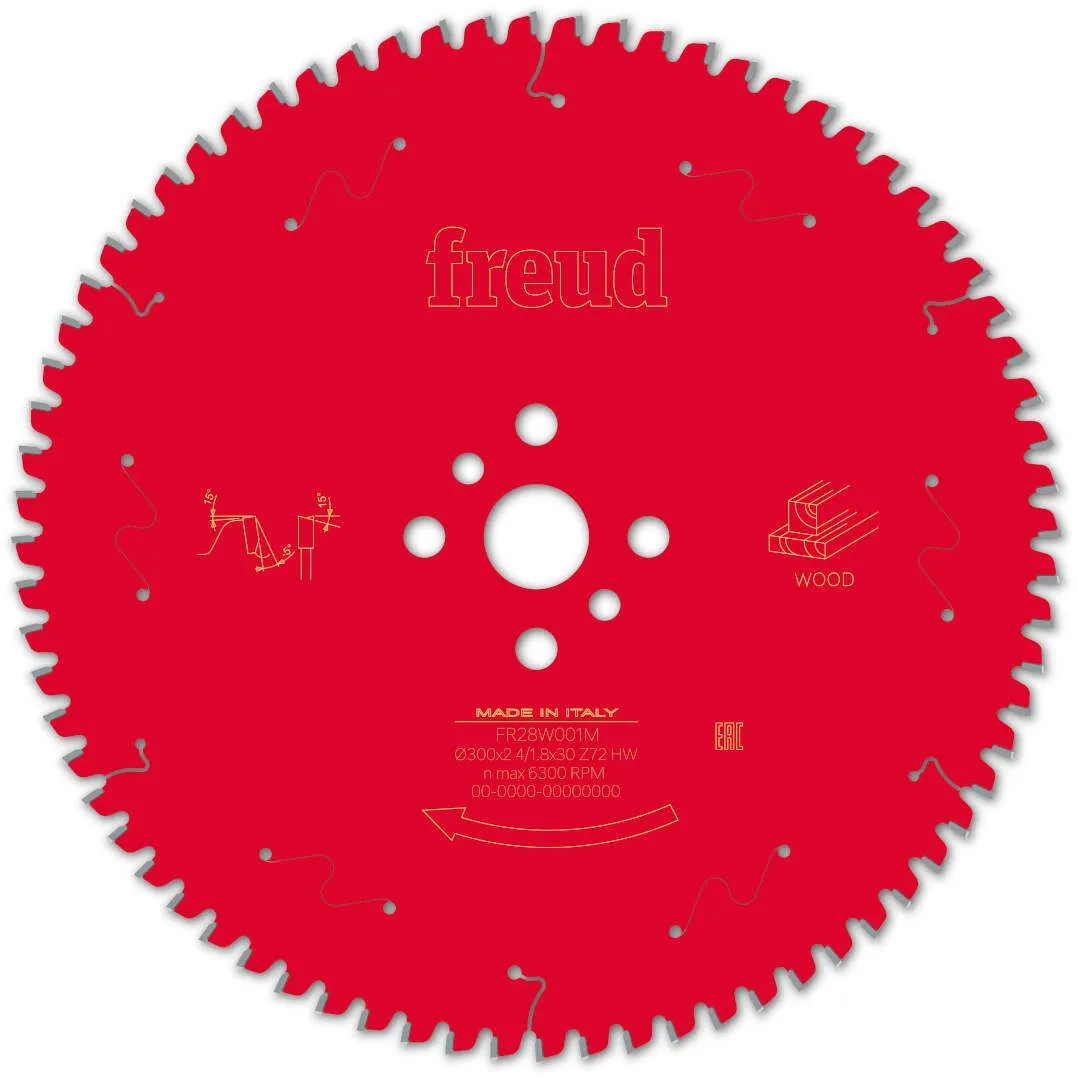 FREUD 300x2,4x30mm 72Z list cirkularne testere za ger za sečenje drveta FR28W001M