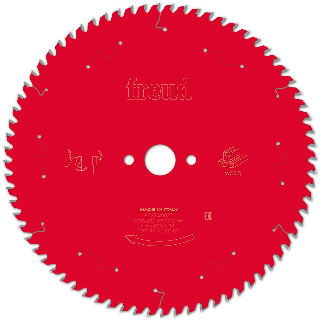FREUD 300x2,5x30mm 72Z list cirkularne testere za stone cirkulare za sečenje drveta FR28W002T