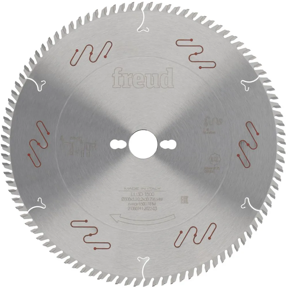 FREUD 300x3,2x30mm 96T list kružne testere za ivericu za formatizere LU3D 1500