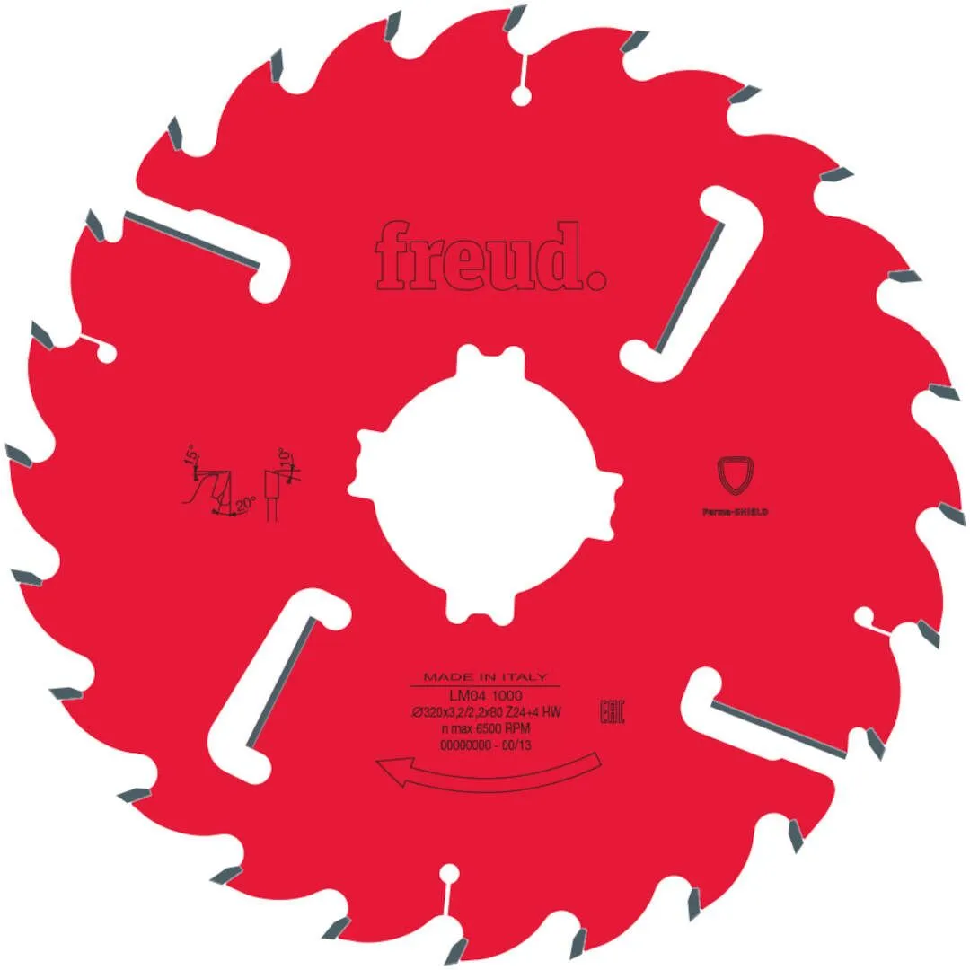 FREUD 320x3,2x80mm 24+2+2T list kružne testere sa čistačima za višelisni cirkular LM04 1000