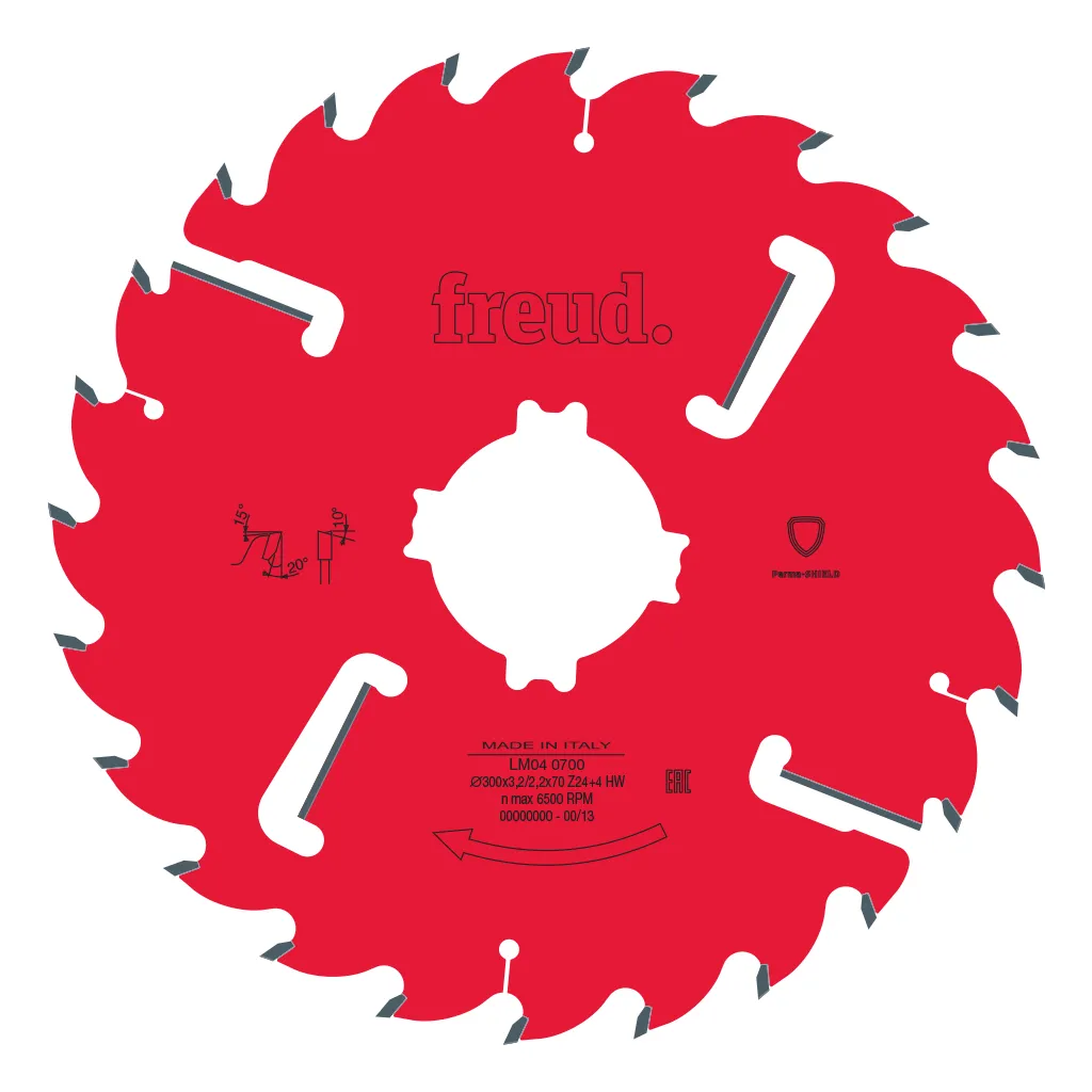 FREUD 350x3,5x70mm 24+2+4T list kružne testere sa čistačima za višelisni cirkular LM04 2400