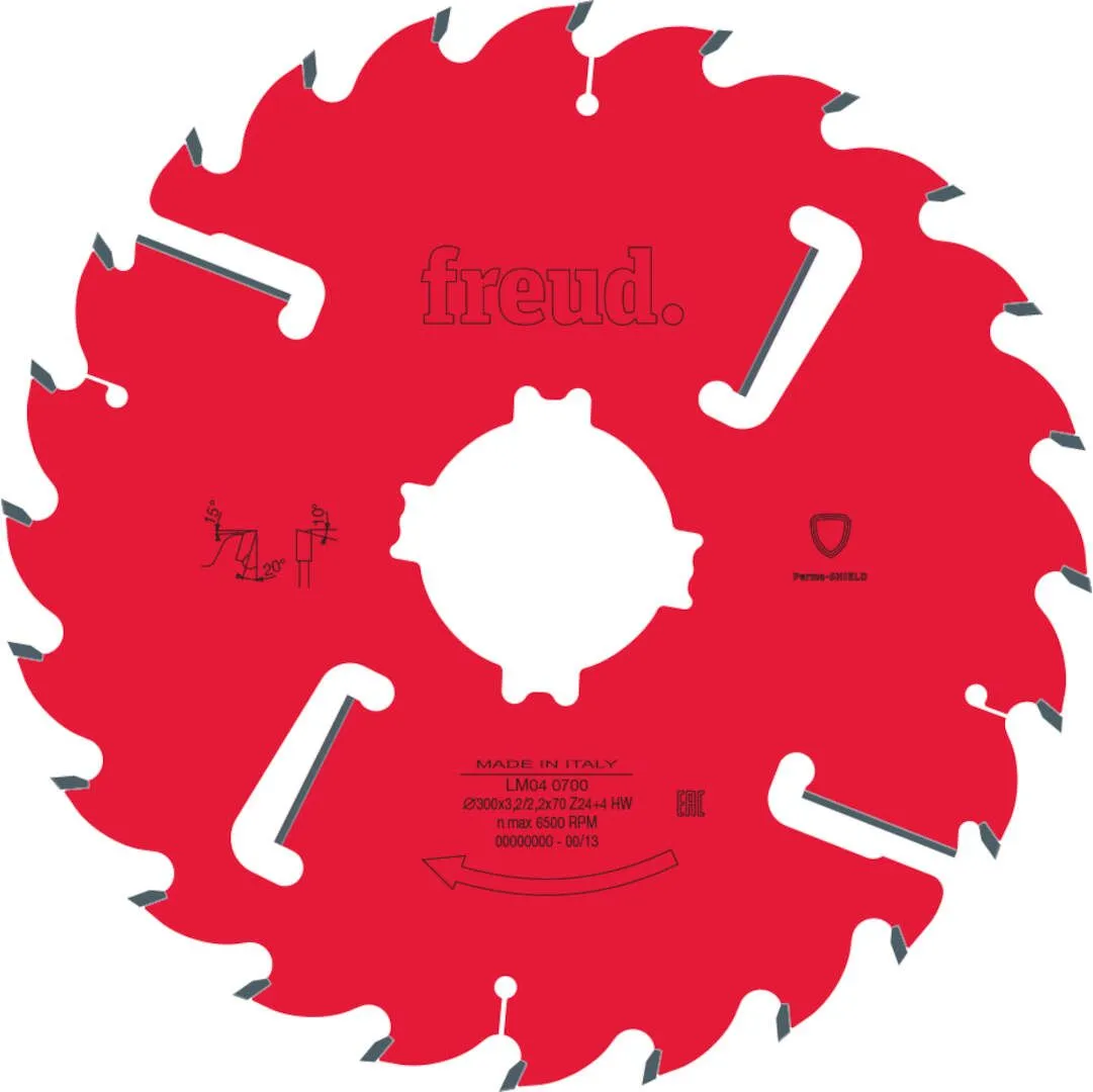 FREUD 400x4,0x80mm 28+2+4T list kružne testere sa čistačima za višelisni cirkular LM04 1700
