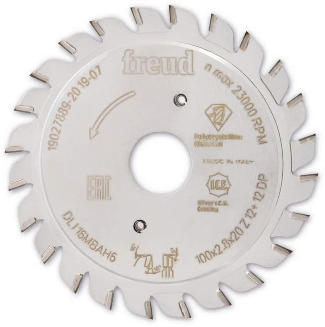 Freud dijamantski predrezač za formatizer (H4 - H6) 100 x 2,8 / 2,2 x 20 mm Z24 DLI16MBAH6