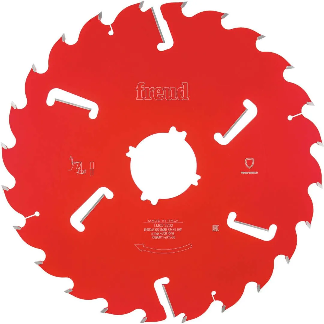 Freud list testere za drvo sa čistačima za višelisne cirkulare za ekstra debelo drvo 350x3,7x30mm 20+2+4Z LM05 1100