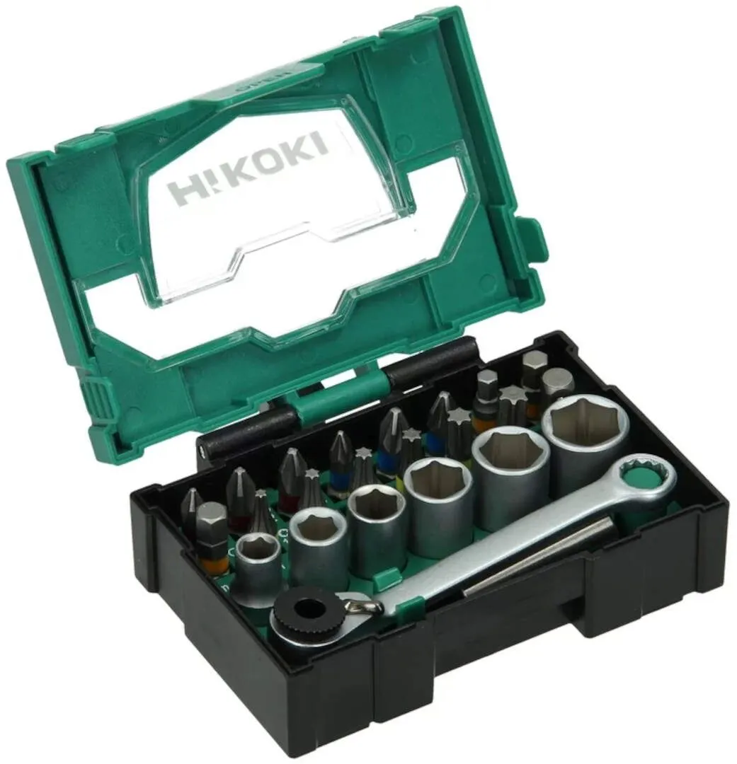 Hikoki 24-delni set bitova sa račnom (40030020)