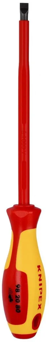 Knipex 1000V VDE izolovan odvijač ravan 8,0mm (98 20 80)