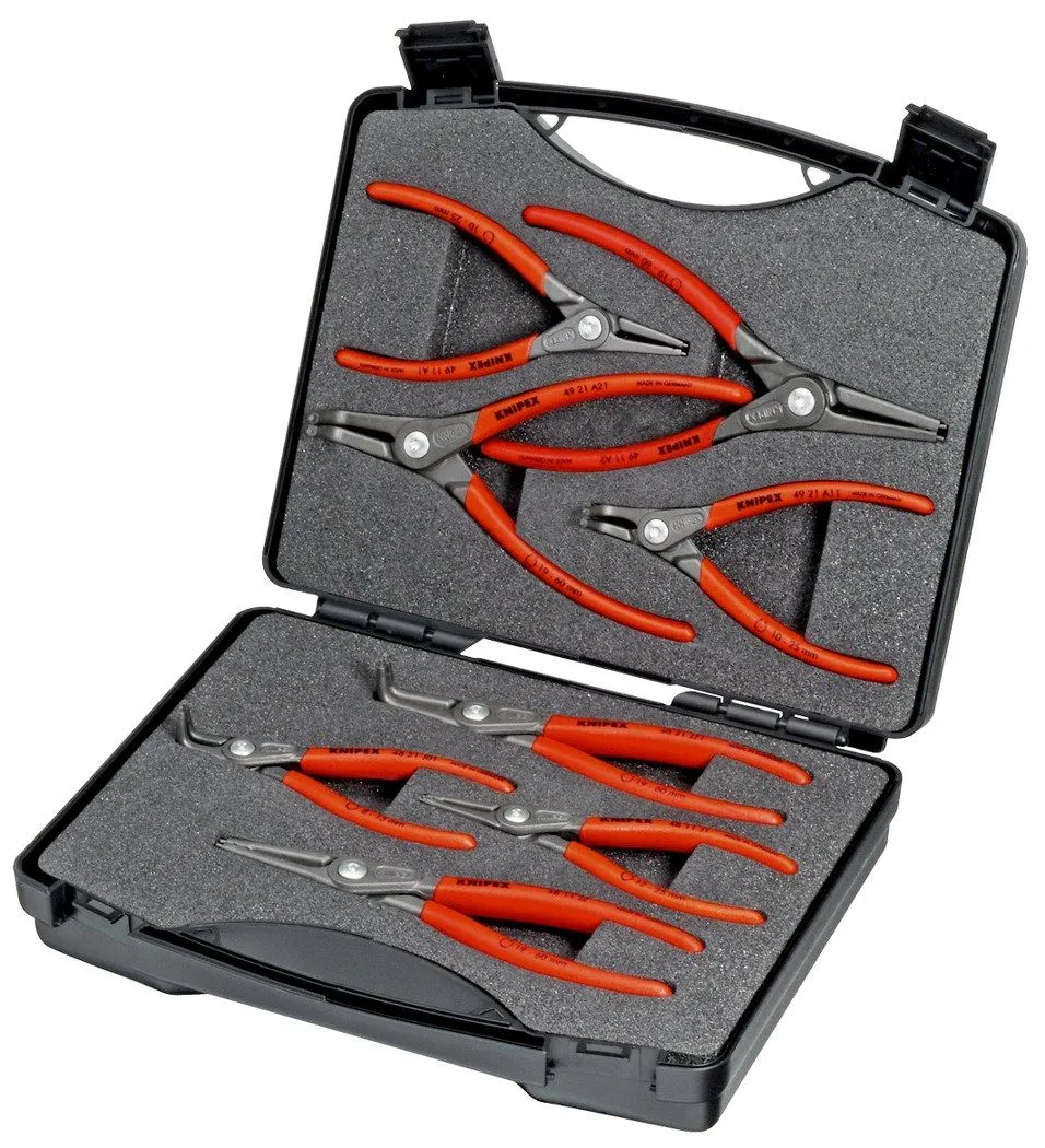 Knipex 8-delni set zeger klešta za osigurače u koferu (00 21 25)