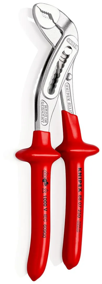 Knipex Alligator 1000V VDE izolovana cevna klešta 250mm - hromirana (88 07 250)