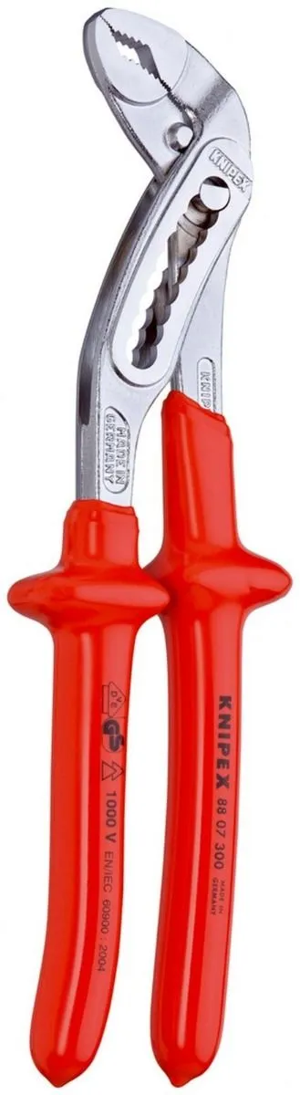 Knipex Alligator 1000V VDE izolovana cevna klešta 300mm - hromirana (88 07 300)