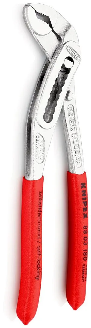 Knipex Alligator cevna klešta 180mm - hromirana (88 03 180)