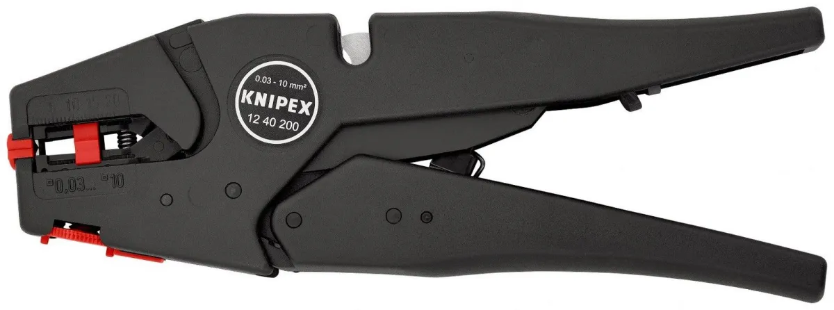 Knipex automatska klešta za skidanje izolacije 0,03 - 10mm² (12 40 200)