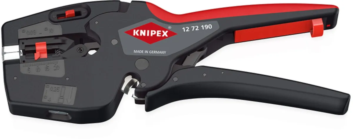 Knipex automatska klešta za skidanje izolacije NexStrip 0,03-10mm² (12 72 190)