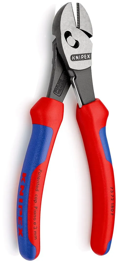 Knipex dijagonalne sečice visokih performansi TwinForce® sa oprugom za otvaranje 180mm (73 72 180 F)