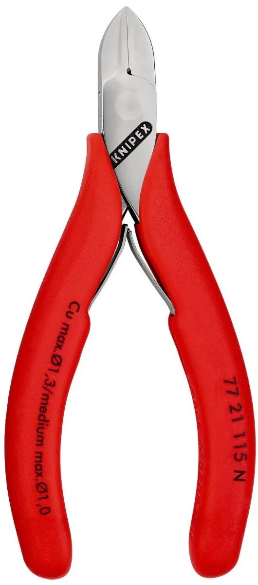 Knipex dijagonalne sečice za elektroniku sa kutijastim spojem 115mm (77 21 115 N)