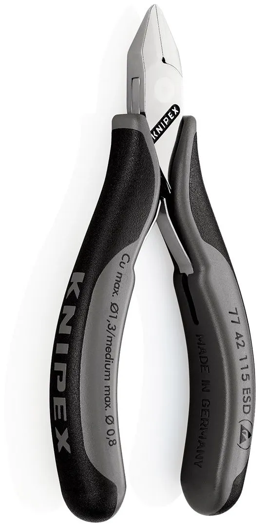 Knipex dijagonalne sečice za elektroniku sa oprugom 115mm (77 42 115 ESD)