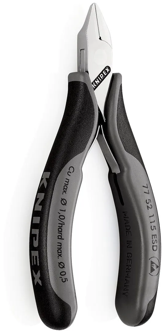 Knipex dijagonalne sečice za elektroniku sa oprugom 115mm (77 52 115 ESD)