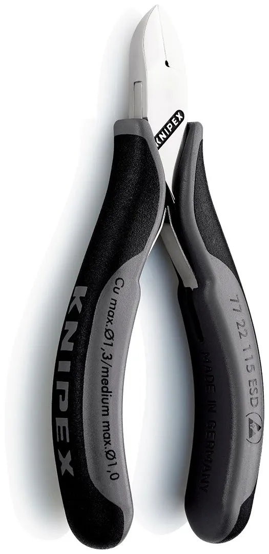 Knipex dijagonalne sečice za elektroniku sa oprugom 115mm (77 22 115 ESD)