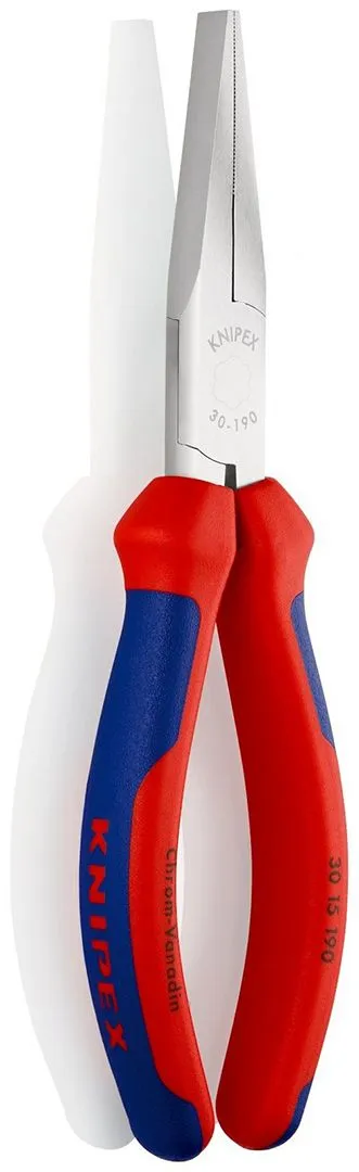 Knipex duga pljosnata klešta 190mm - hromirana (30 15 190)