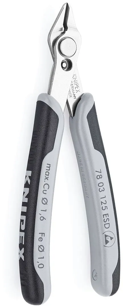 Knipex elektroničarske sečice Electronic Super Knips® (78 03 125 ESD)