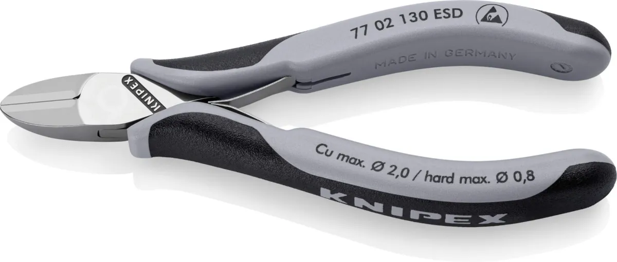 Knipex ESD sečice za elektroniku 130mm (77 02 130 ESD)