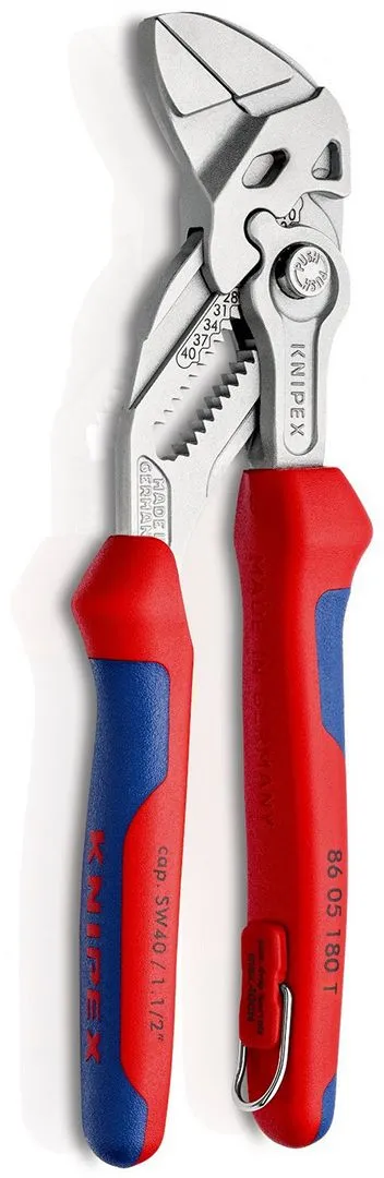 Knipex hromirana ključ klešta sa dodatkom za kačenje 180mm (86 05 180 T)
