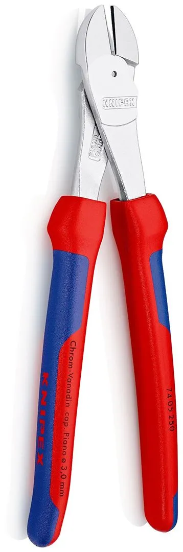 Knipex hromirane ojačane bočne sečice 250mm (74 05 250)