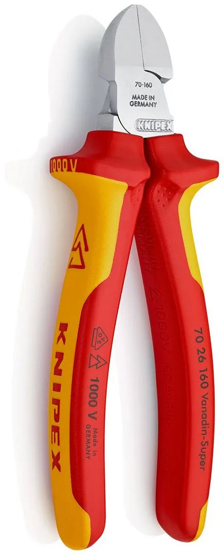 Knipex izolovane dijagonalne sečice 160mm 1000V VDE (70 26 160)