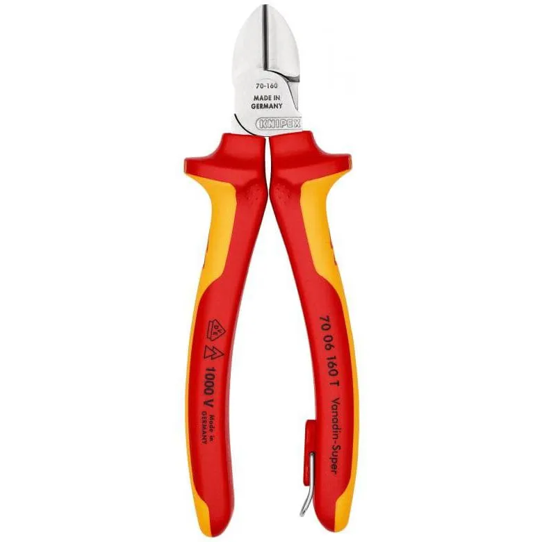 Knipex izolovane dijagonalne sečice sa dodatkom za kačenje 160mm 1000V VDE (70 06 160 T)
