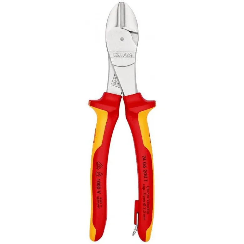 Knipex izolovane dijagonalne sečice sa dodatkom za kačenje 250mm 1000V VDE (74 06 250 T)