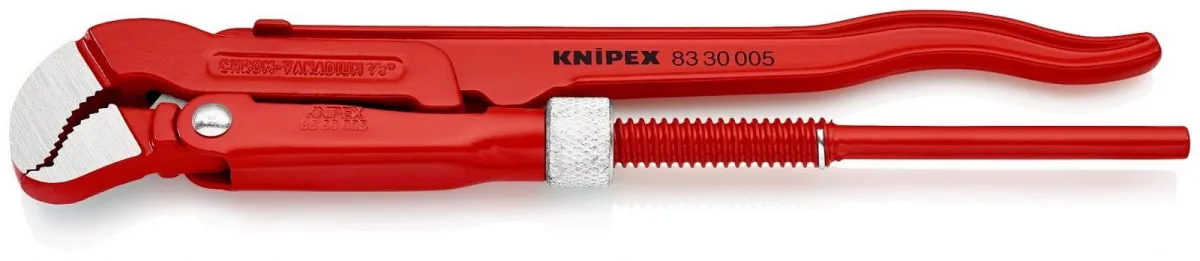 Knipex klešta za cevi S tip - rocangle 1/2", kriva 245mm  (83 30 005)
