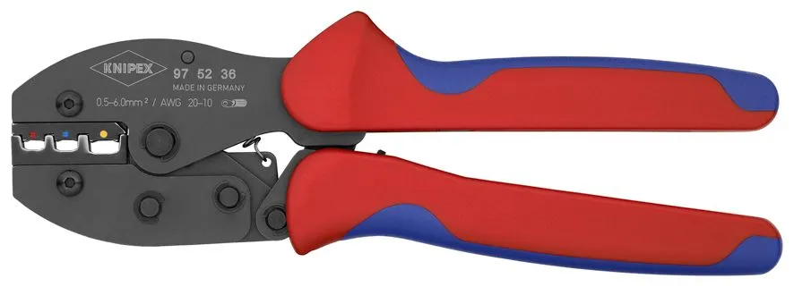 Knipex klešta za krimpovanje PreciForce® za izolovane konektore 0,5 - 6,0mm² (97 52 36)