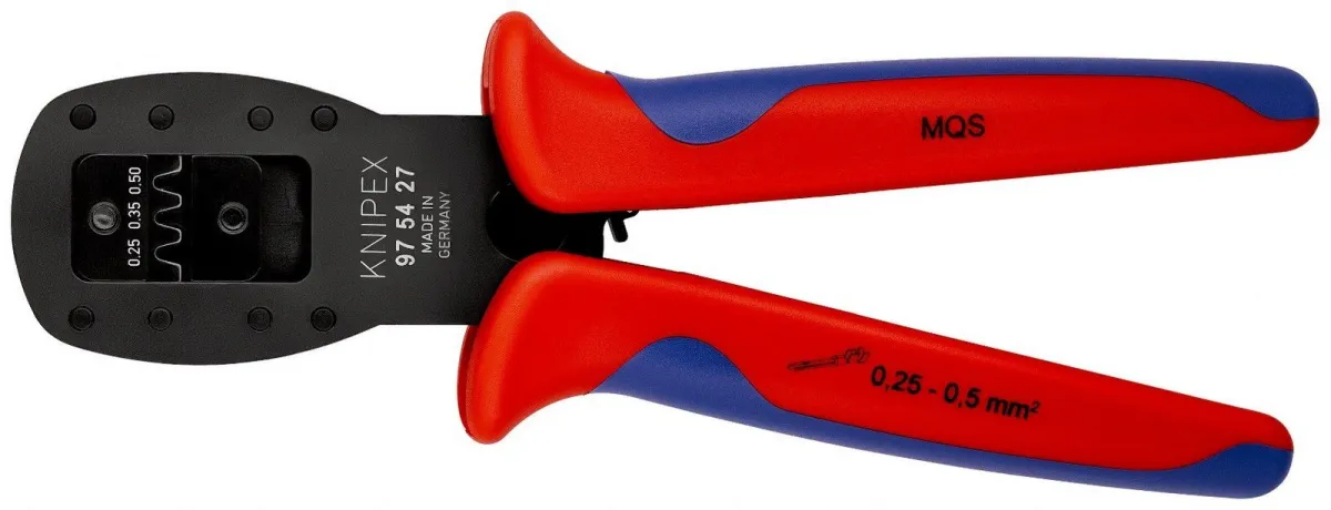 Knipex klešta za krimpovanje za mini konektore MQS 0,25 - 0,5mm² (97 54 27)